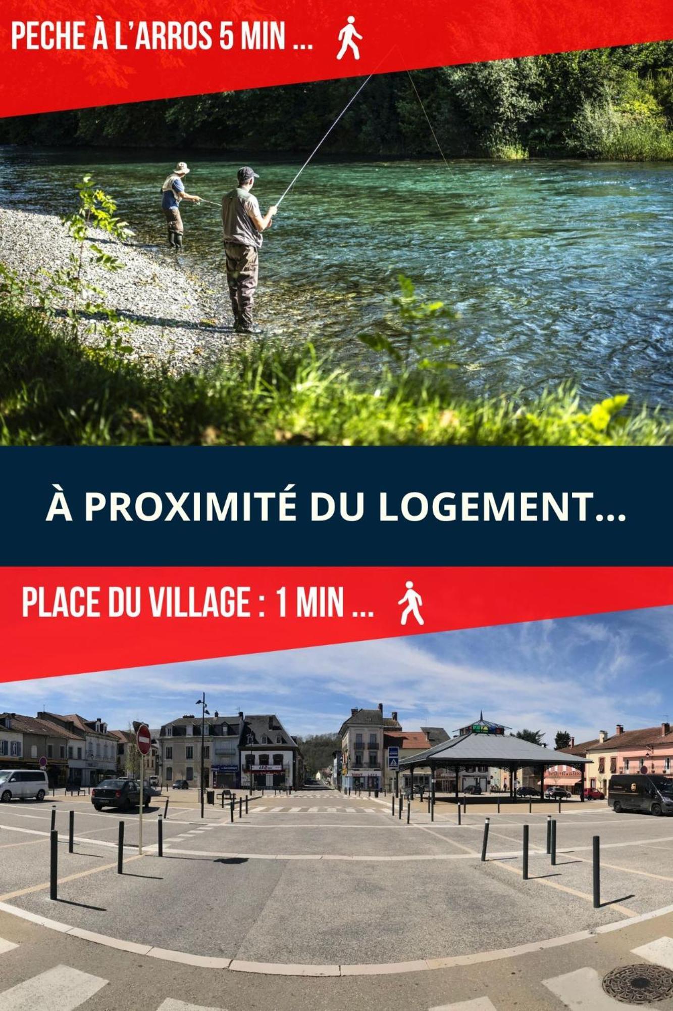 Logements Un Coin De Bigorre - La Pyreneenne - 130M2 - Canal Plus, Netflix, Rmc Sport - Wifi Fibre - Village Campagne Tournay Exterior photo